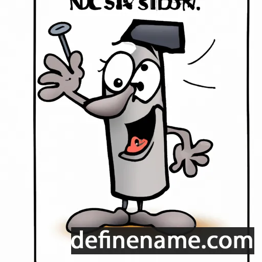 cartoon of the name Nailson