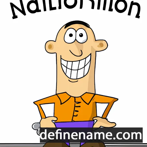 cartoon of the name Nailton