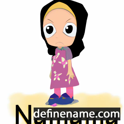 cartoon of the name Naimah