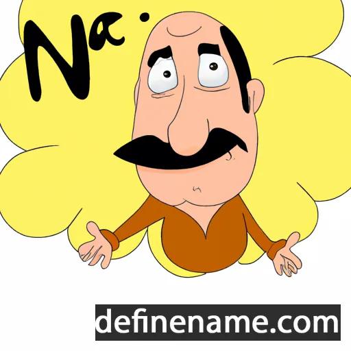 cartoon of the name Nair