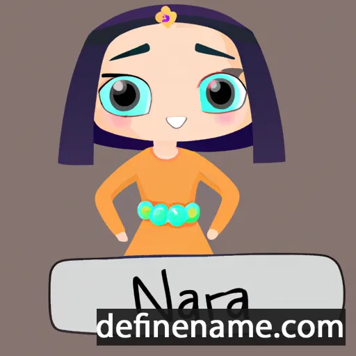 cartoon of the name Naira