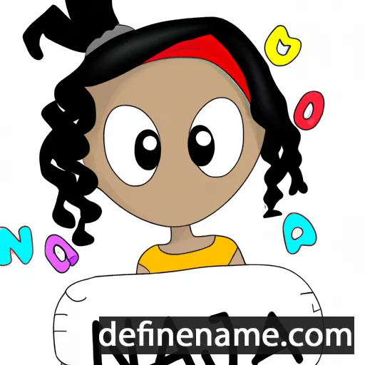 cartoon of the name Najâja