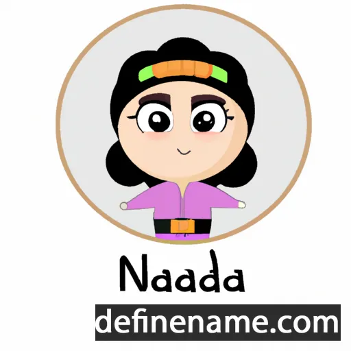 cartoon of the name Najdana