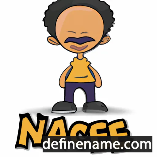 cartoon of the name Najee