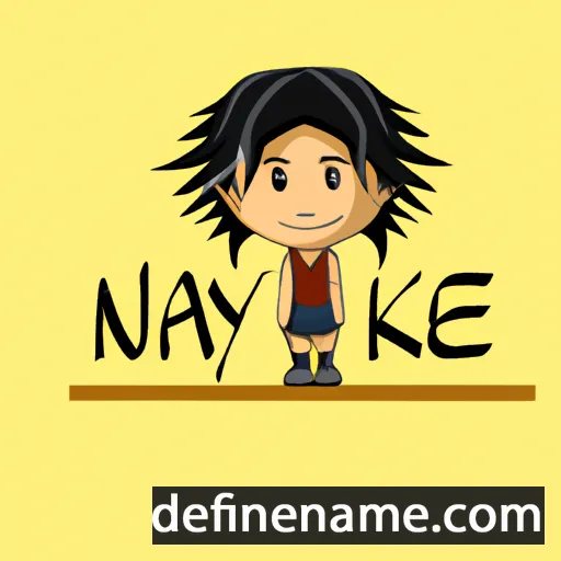 cartoon of the name Nakaye