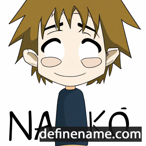 cartoon of the name Nako