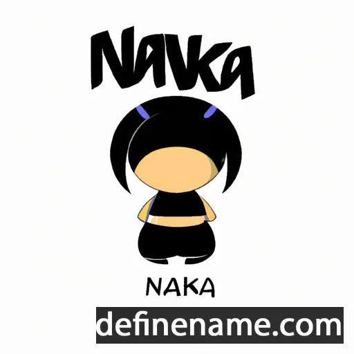 cartoon of the name Nakona