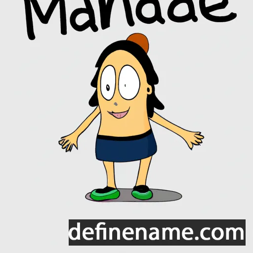 cartoon of the name Namadie