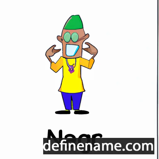 cartoon of the name Namgar