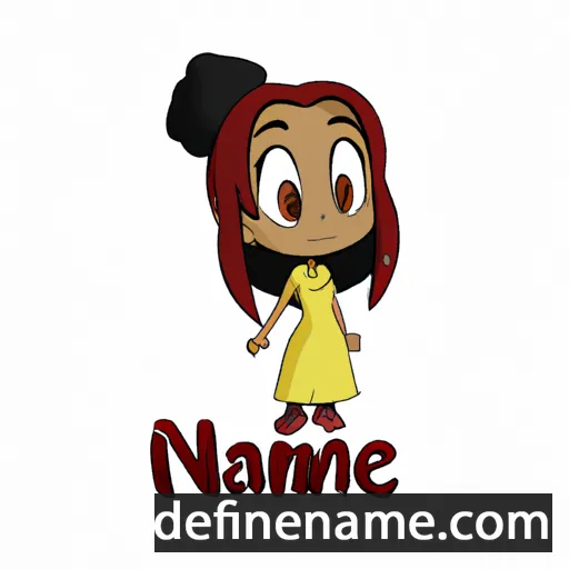 cartoon of the name Naminé