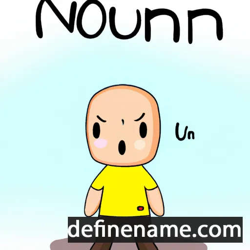 cartoon of the name Namuun