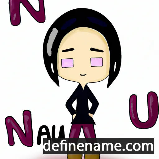 cartoon of the name Nan-ju