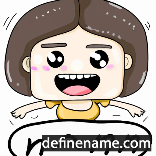 cartoon of the name Nan