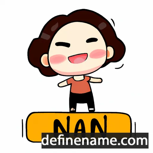 cartoon of the name Nan