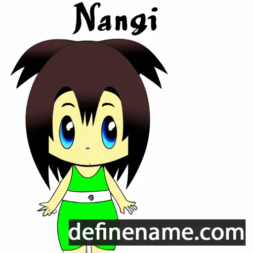 cartoon of the name Nanagi