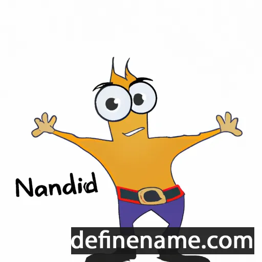 cartoon of the name Nandrad