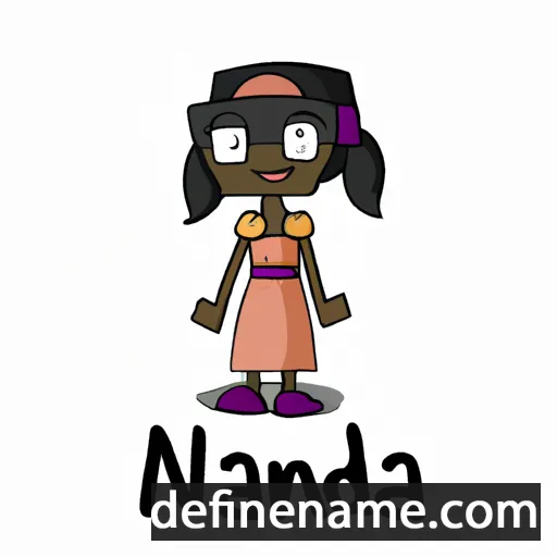 cartoon of the name Nanedda