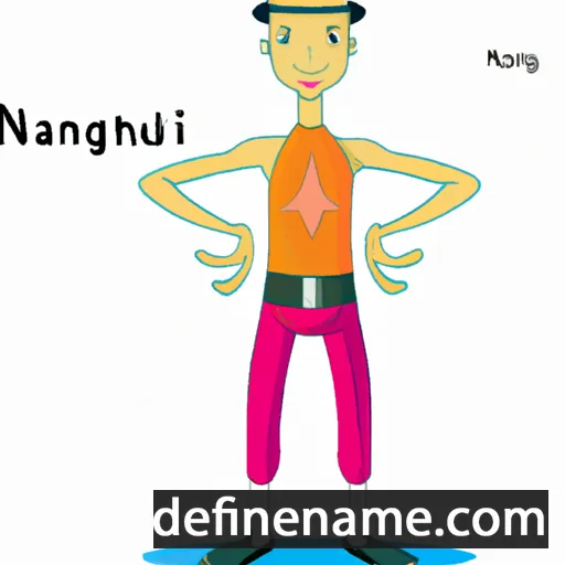 cartoon of the name Nangialai