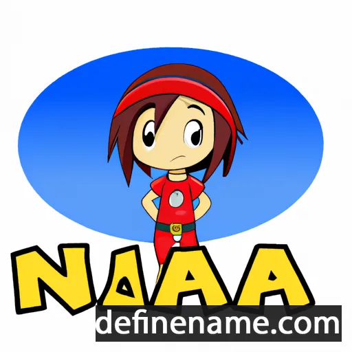 cartoon of the name Nanja