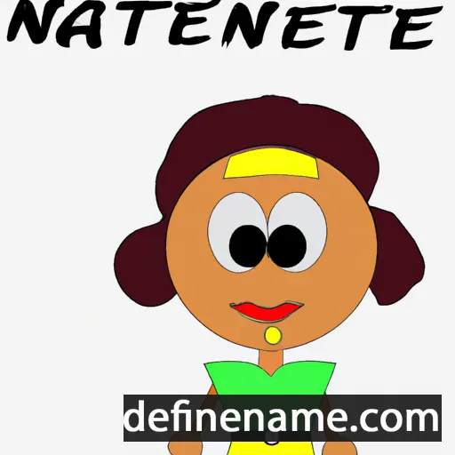 cartoon of the name Nannette