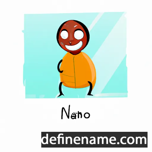 cartoon of the name Nanor