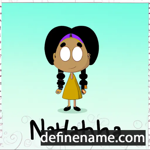 cartoon of the name Nanthita