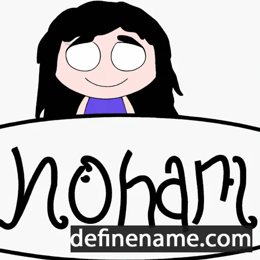 cartoon of the name Naoimh