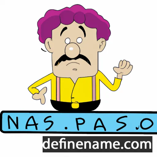 cartoon of the name Napasso