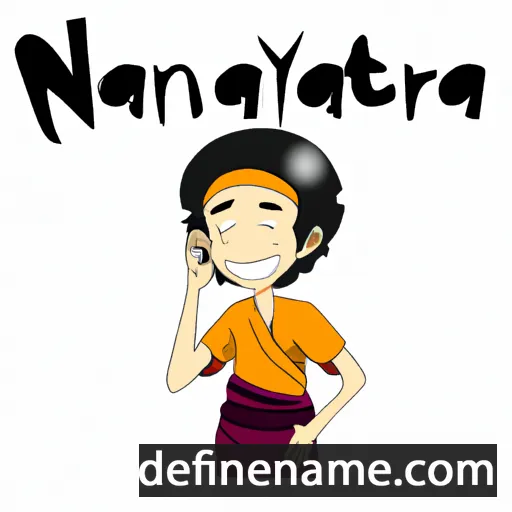 cartoon of the name Narantuyaa