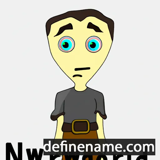 cartoon of the name Nardwin