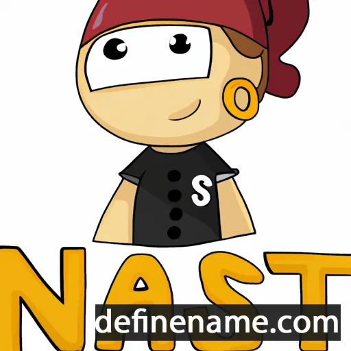 cartoon of the name Násti