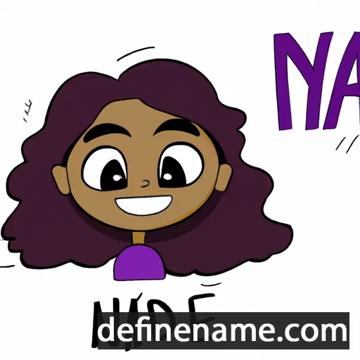 cartoon of the name Náyade