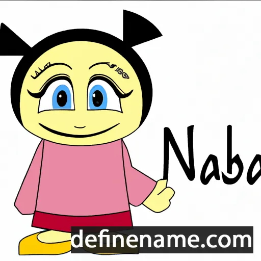 cartoon of the name Näsibä