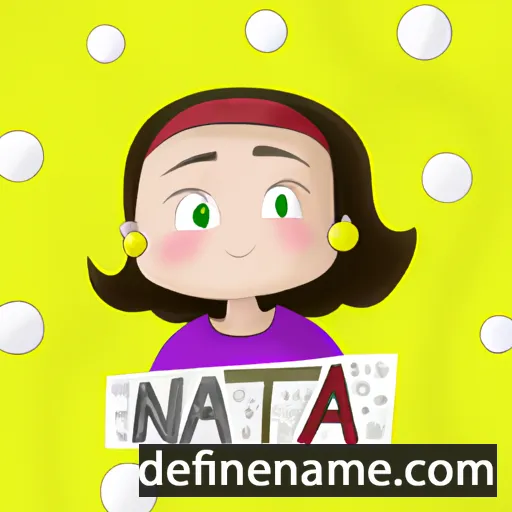 cartoon of the name Nâta