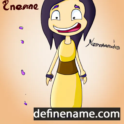 cartoon of the name Narimene