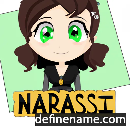 cartoon of the name Narissa