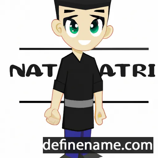 cartoon of the name Narit