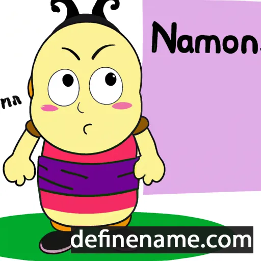 cartoon of the name Narumon