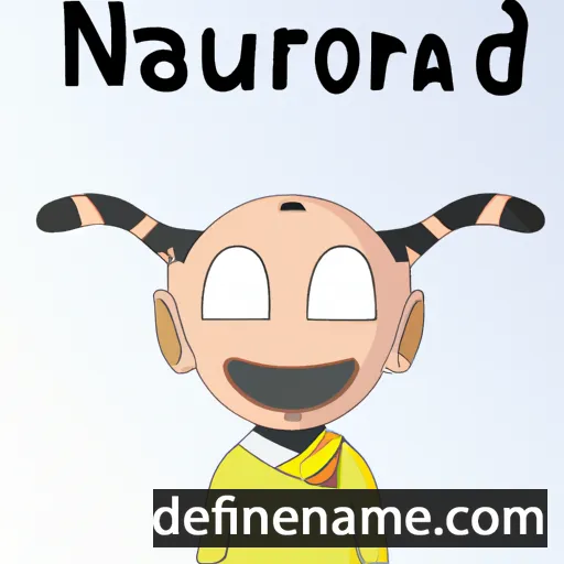 cartoon of the name Narundi