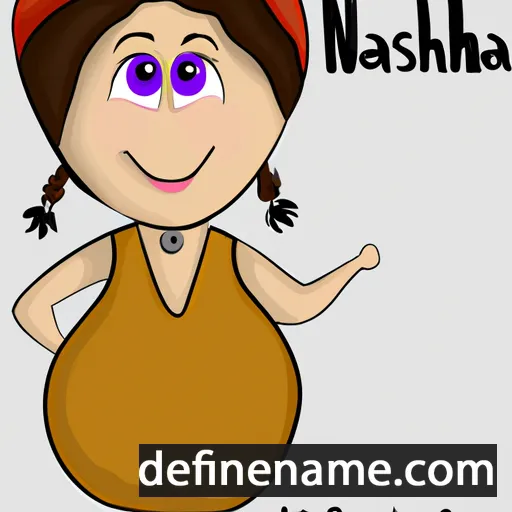 cartoon of the name Nascha