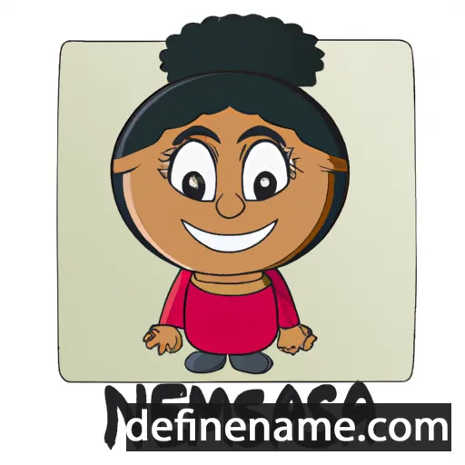 cartoon of the name Naseema