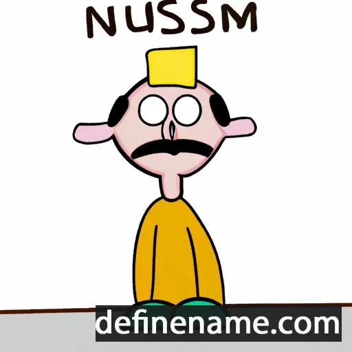 cartoon of the name Nasimuddin