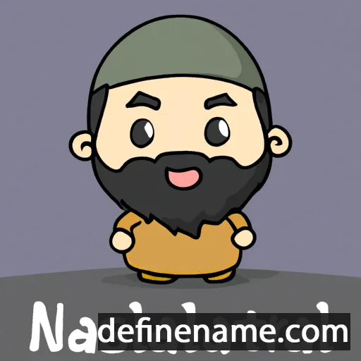 cartoon of the name Nasratullah