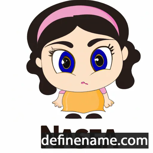 cartoon of the name Nassera