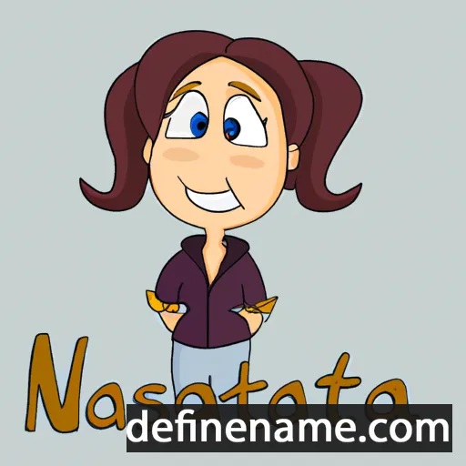 cartoon of the name Nastassja