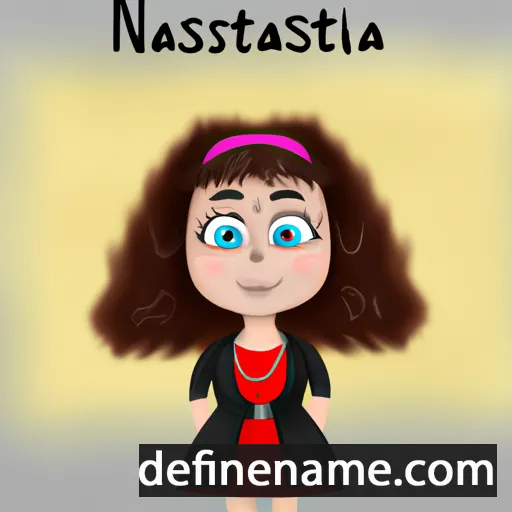 cartoon of the name Nastazia