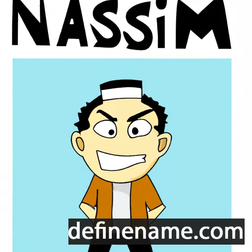 cartoon of the name Naszim