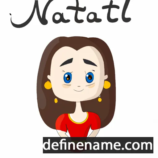 cartoon of the name Natali