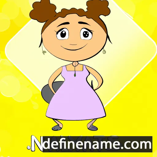 cartoon of the name Natalys