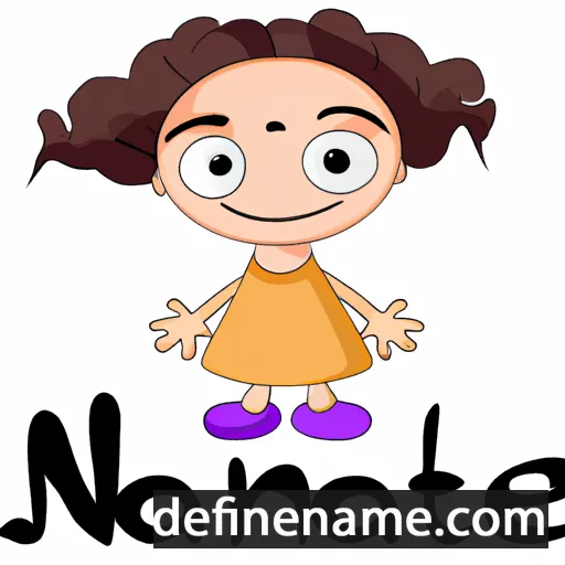 cartoon of the name Natane